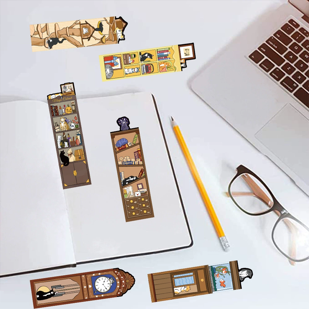 30 Кат Life Bookmark Series Handbook Literary and Creative Material INS Reading Paper Bookmark DIY wholesale