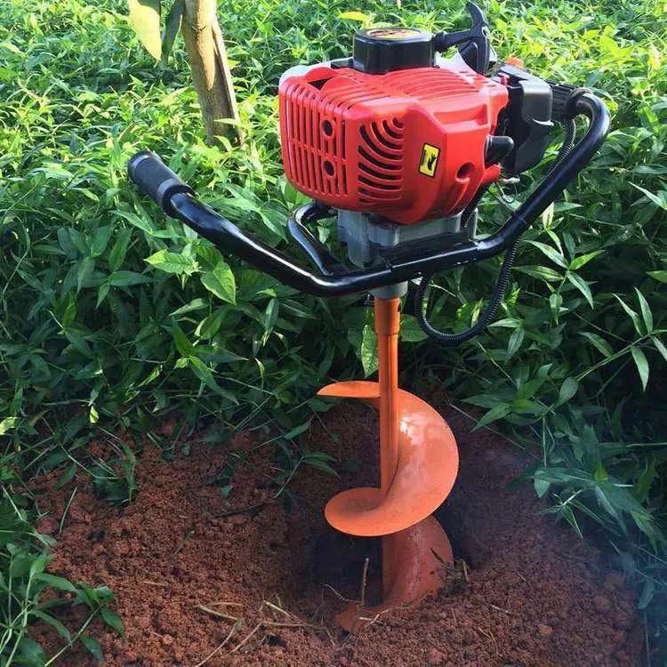 新款地钻全系列农用种植打洞钻孔果园施肥种植打桩机挖坑机打洞机