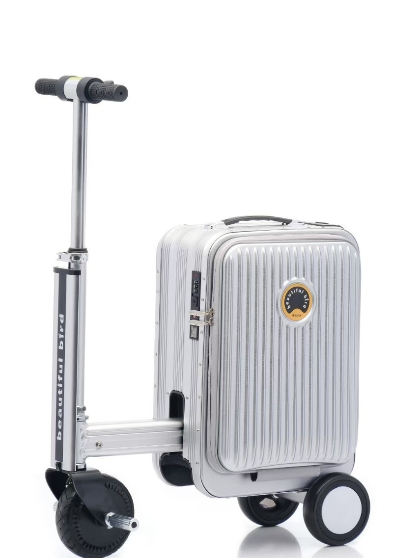 Equipaje inteligente, maleta eléctrica telescópica, maleta de embarque de 20 pulgadas, maleta de viaje inteligente, maleta de scooter