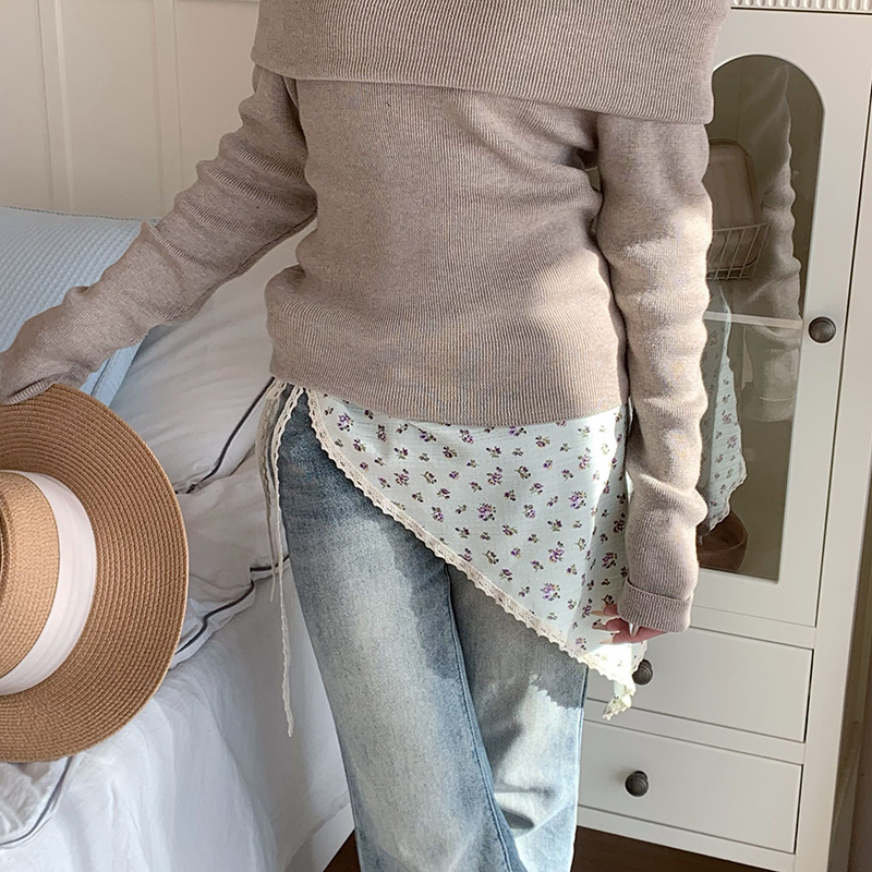 Turbante de verano pastoral coreano turbante de flores cortas francés alto grado toallas de triángulo toallas de seda bufandas de moda bufandas al por mayor