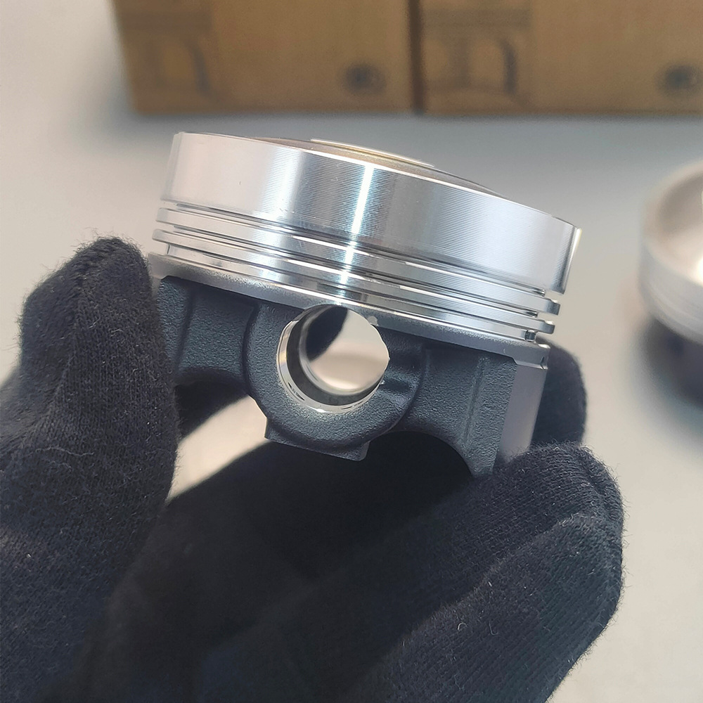 Blue Sharp DIY Motorcycle Casting Piston Free Modification Top Diameter 53-56mm 13mm Dlc Pin