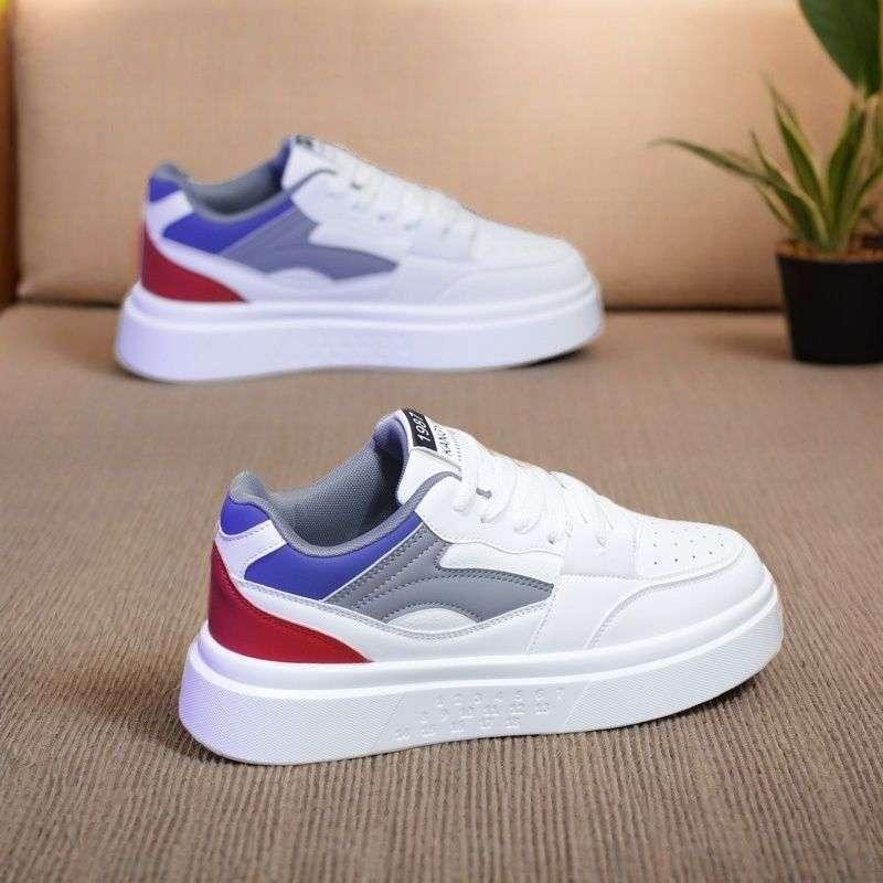 가을새 남성용 고부가가치 화이트 슈즈 남성용 슈즈 한국식 커플의 헤비 밑창 캐주얼 슈즈 스포츠 스니커즈