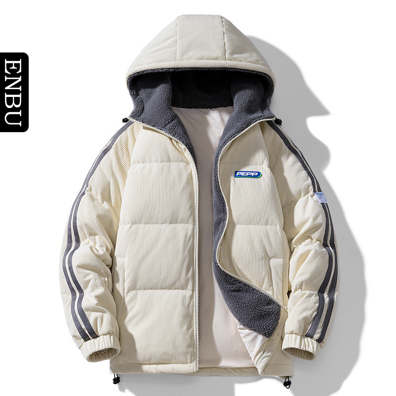 Chaqueta de Algodón con Capucha para Hombre de Poliéster, Con Capucha, Térmico, para Uso Casual, para Invierno image 7