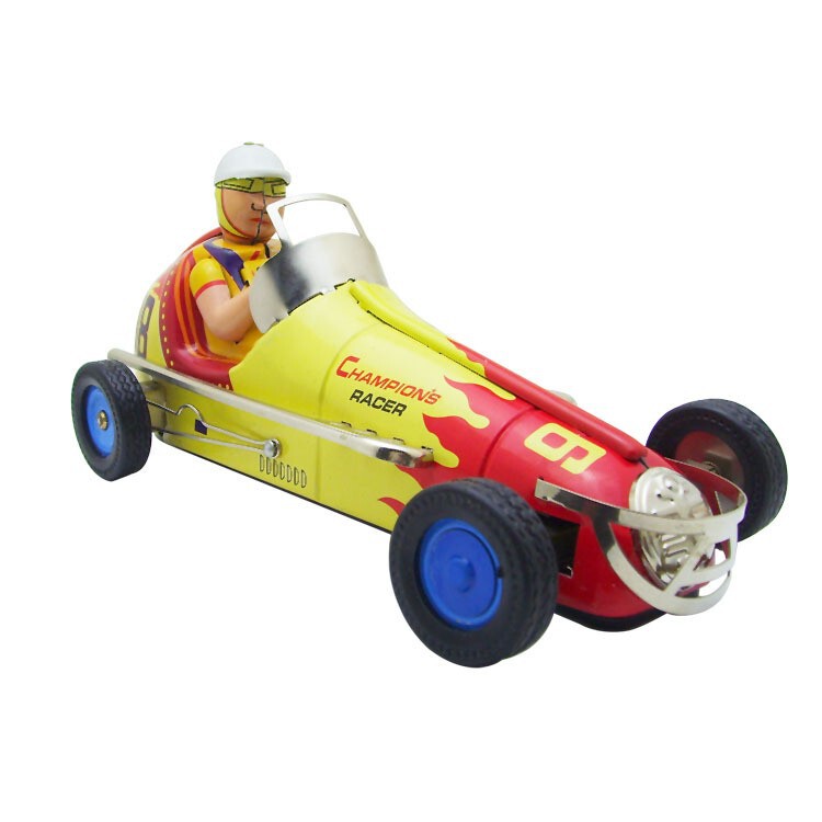 Ms648 Retro Racing No. 98 Racing Nostalgic Theme Restaurant Creative Ornaments Tin Toys Wholesale