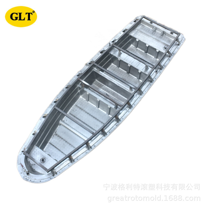 滚塑厂家定 制各类渔船模具 塑料异型模具加工滚塑观光船来图设计