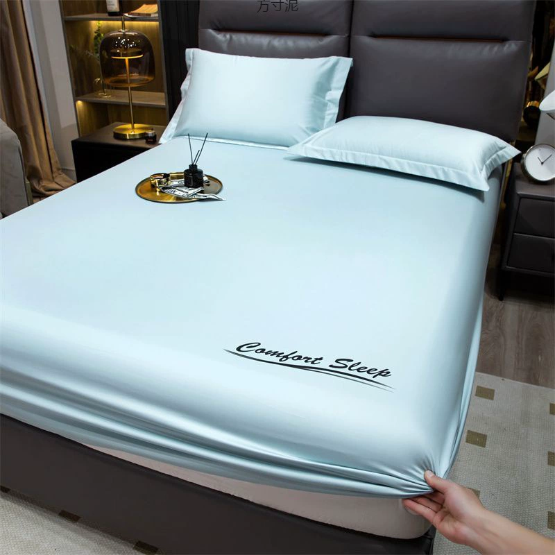 Летний ледяной шелковый постель цельный ледяной шелковый пылезащитный простыни чехол для кровати матрас защитный чехол для кровати