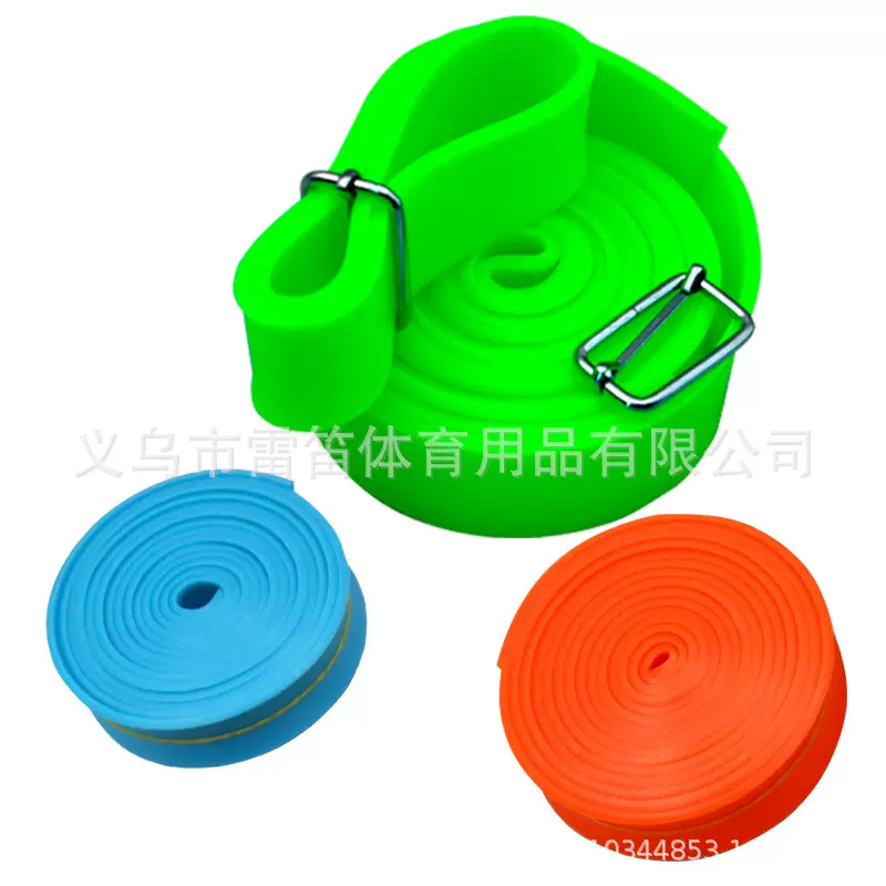 拉力带 力量训练弹力带 田径训练阻力带 橡皮带 瑜伽弹力带送带扣