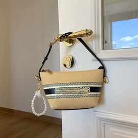 迪家防尘袋改造手提包配送粉色千鸟格礼盒+珍珠挂件