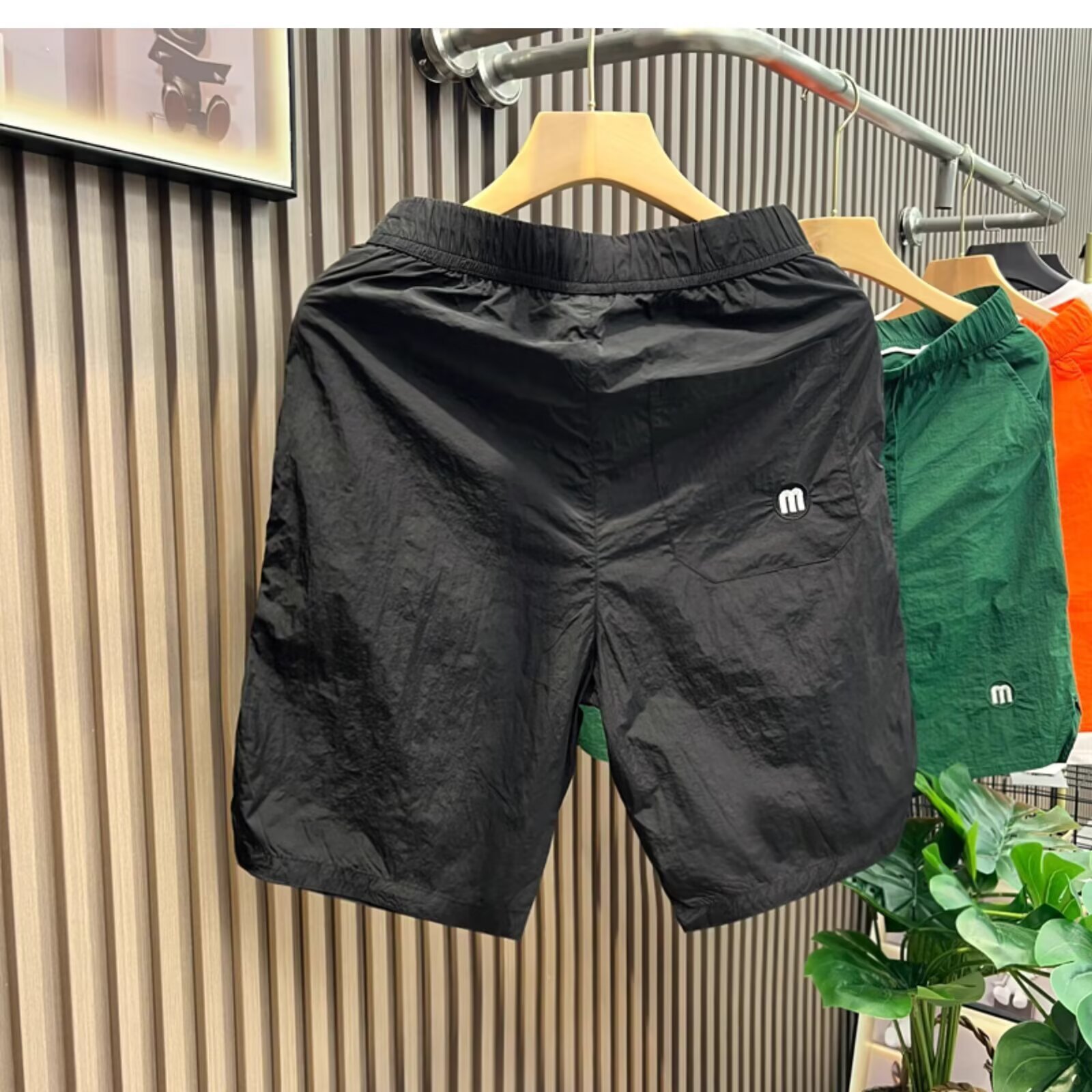 Retro Beach Shorts For Men Summer Trendy Style Multi-colour_voghion.com