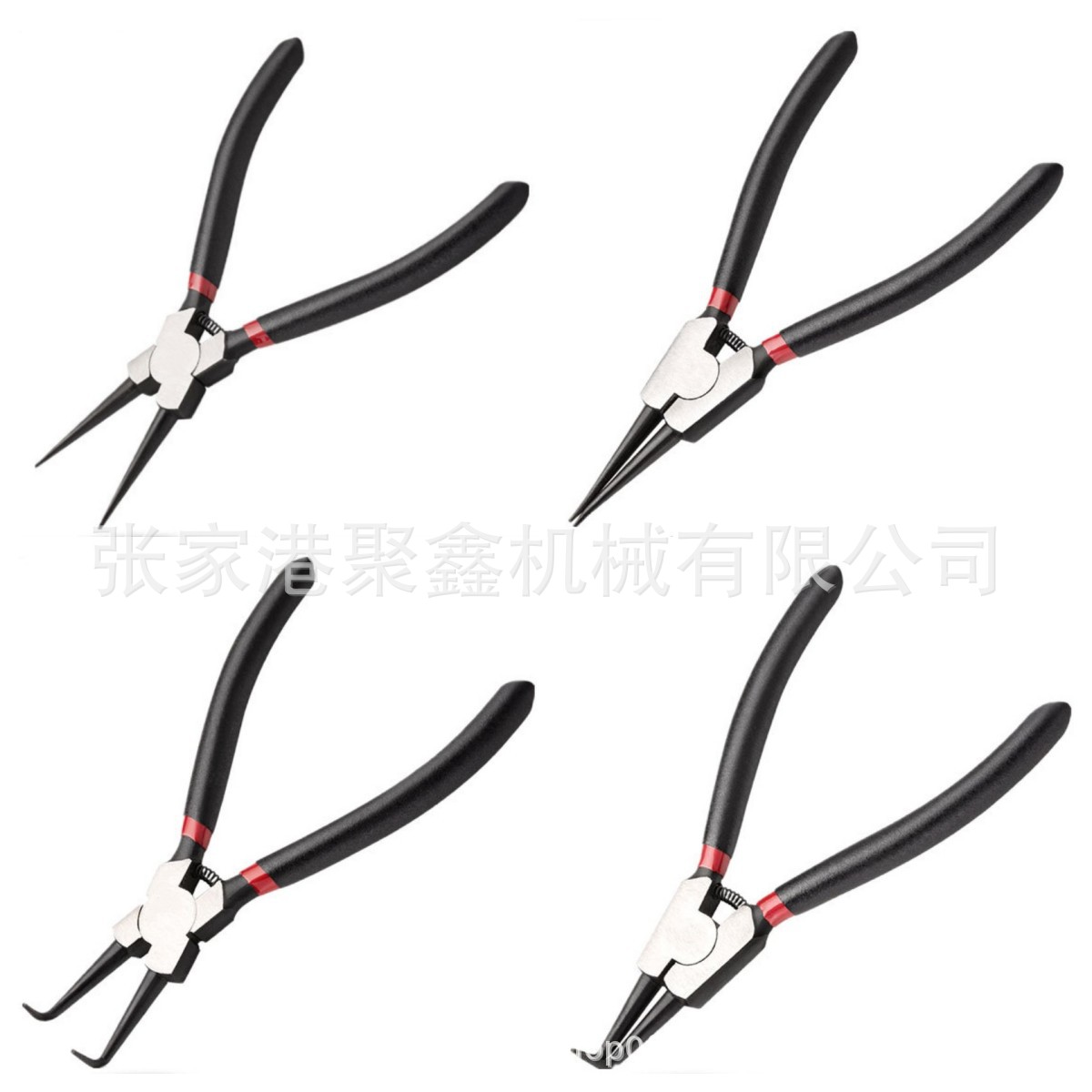 7寸专业级挡圈卡簧钳弯直内外多功能卡环钳子