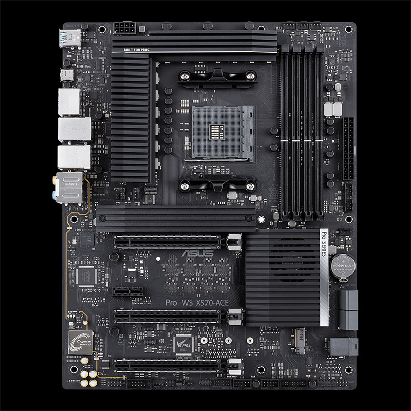 适用工作站AMD 华硕 PRO WS X570-ACE AMD 双M.2 工作站主板
