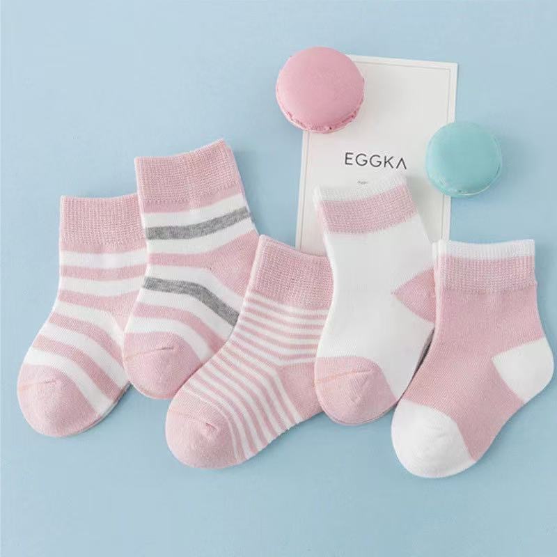 Zhuji calcetines para niños primavera y otoño invierno calcetines de algodón sólido para niños y niñas calcetines para bebés recién nacidos al por mayor
