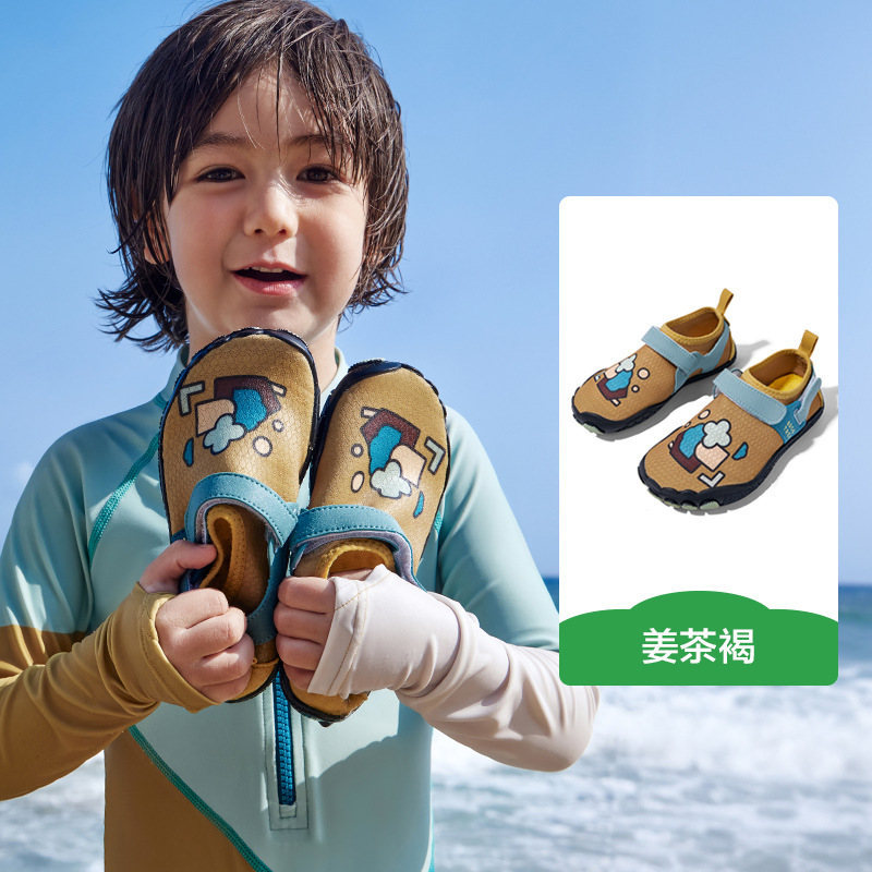 KK Tree Zapatos de playa para niños Anti-colisión Anti-corte Niños y niñas Zapatos de río arriba Zapatos de vadeo de secado rápido transpirables 2024 Nuevo estilo