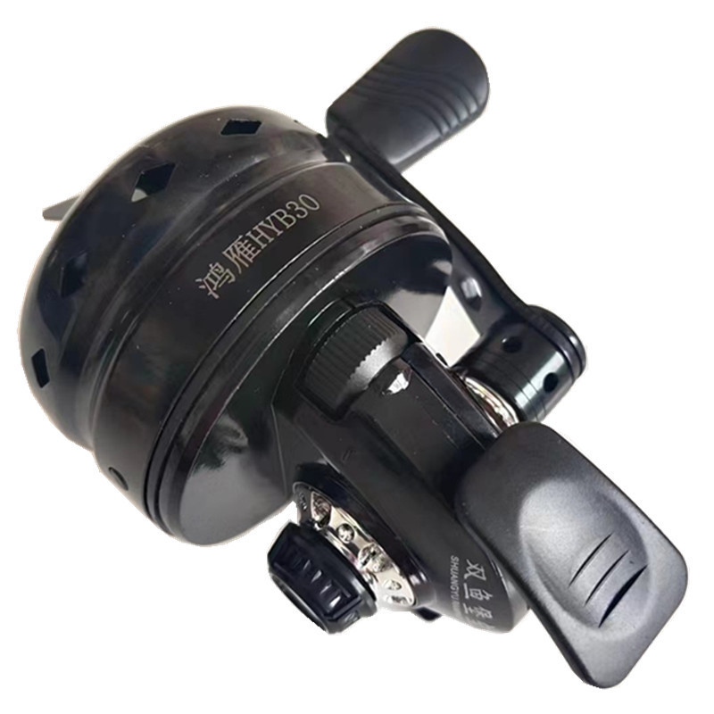 Double Fish Fortress HYB30 Metal Shooting Reel with Enclosed Inner Line, Slingshot-Shooting Composite Reel, and Line-Following Fishing Reel