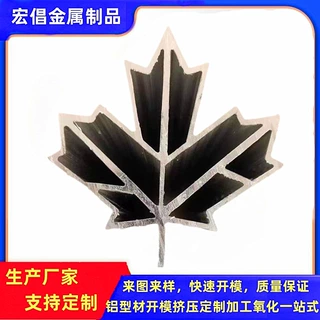 开模定制装饰艺术品异形铝板铝管材外壳氧化挤压铝合金铝型材加工