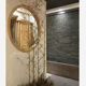 Natural flowing water stone water curtain wall background wall black culture stone wall brick outdoor landscape courtyard pool soft porcelain direct sales