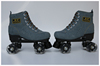 Leather flashing roller skates for adults