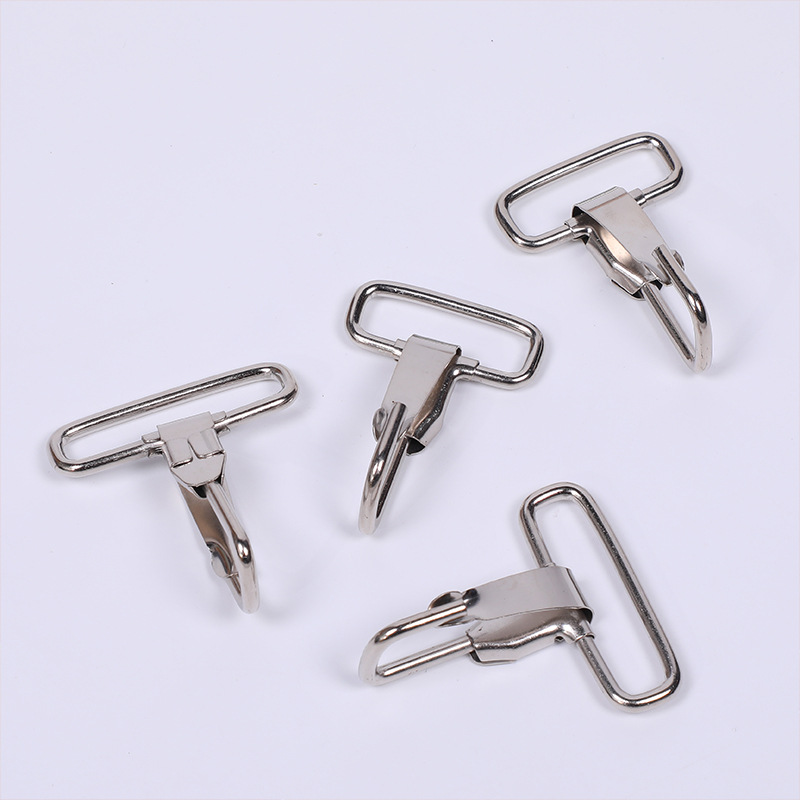 Suministro spot de metal grueso hebilla de alambre hebilla de hombro alambre de hierro US bala gancho de fijación bolsa accesorios de hardware