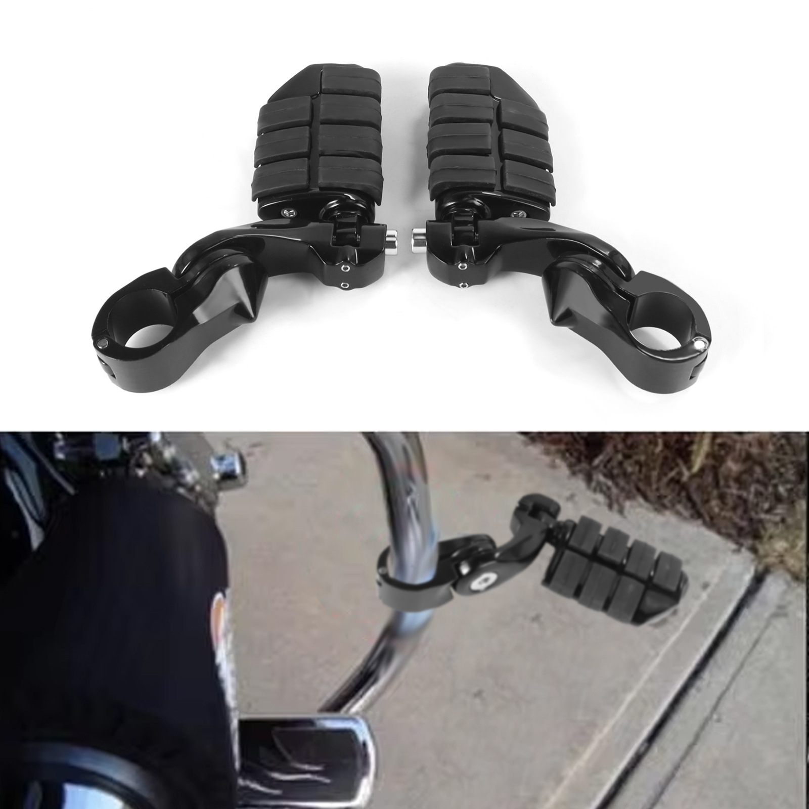 Motorcycle Accessories Suitable for Harley, Grand Glide, Road King Modified Bumper Footrest Bracket