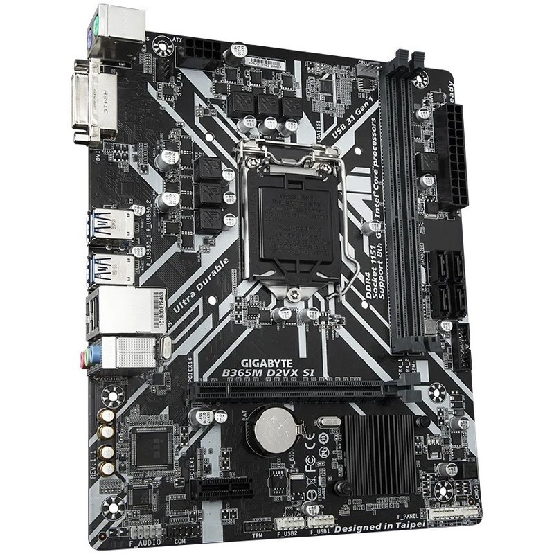 技嘉B365M-D2VX-SI主板1151针DDR4支持6789代E3V5台式电脑适用|undefined