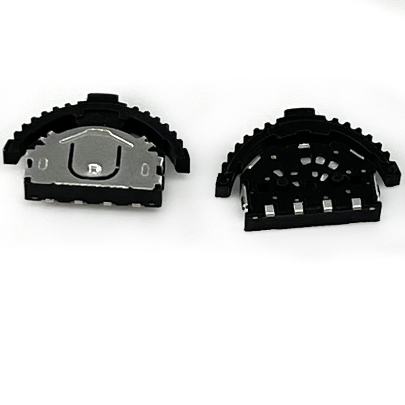 Five-way light touch switch, lever two or three positions, side push, left and right swing switch, surface mount multi-function switch