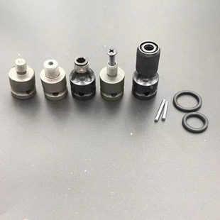 Electric wrench conversion head telescopic spring sleeve hexagonal drill chuck source supply volume
