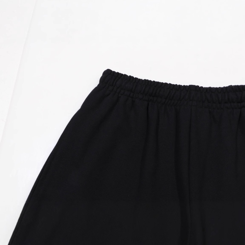 B's 25ss 刺繍ロゴの正しいバージョン、男女兼用、ゆったりワイドパンツ、カジュアルパンツ、スウェットパンツ、ファッショナブルで多用途|undefined