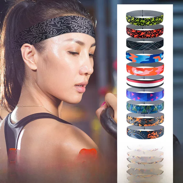 Anti-sweat Belt Fitness Headband Men's Sports Sweat-absorbent Belt Women's Basketball Running Sweat-guiding Headband Sweat Protection Headband