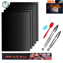 厂家现货不粘耐高温特氟龙烧烤垫 户外野餐BBQ grill mat 烤箱垫