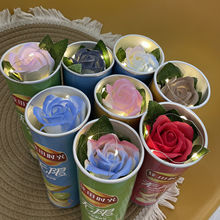 薯片罐装花永不凋零的花生日礼物送女生长辈节日礼物圣诞惊喜礼盒