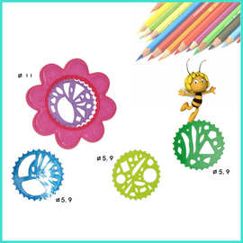 万花尺规 花儿玩具儿童速画模板   太阳花塑料画板  厂家批发销售