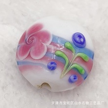 XK067-XK068 山水名物车挂手链配件  厂家直销扁转花珠