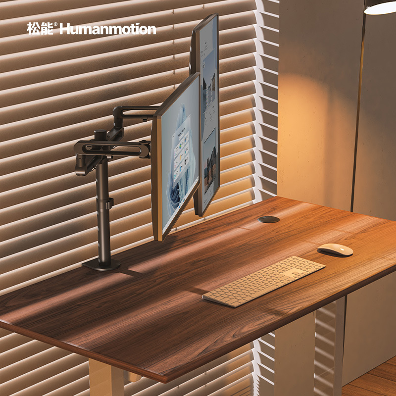 Songneng Dual-monitor Computer Monitor Stand Arm Desktop Home Game Office Gimbal Lifting Desktop