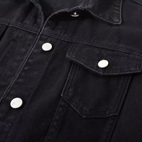 2025 Spring and Autumn New Black Denim Jacket for Women, Short-Sleeve Loose Korean Style BF Jacket Student Top Cardigan