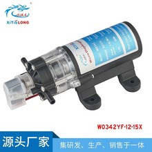 厂家供应电动微型隔膜泵低噪音小流量净水泵 自吸增压直流15W