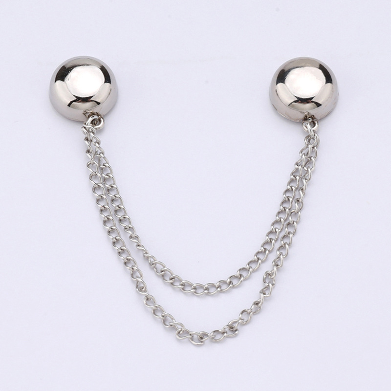 チェーンの磁気はズボンの足を引きずることを防ぎます。金属の磁気は袖口を固定します。