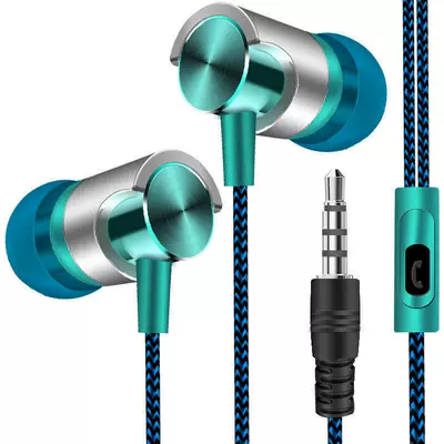 VIVO, OPPO, Android, Motorcycle Helmet Headset - low-end-model-wired-headphones-blue-standard
