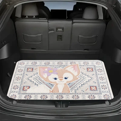 Car Dust-Proof and Stain-Resistant Trunk | Avtomobil döşəmə paspasları - persian-cartoon-trunk-mat-4-75100cm