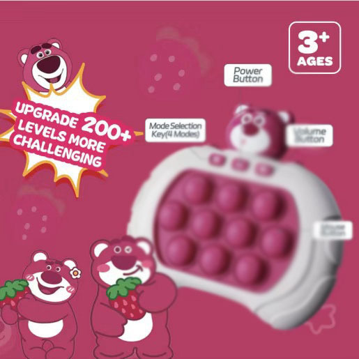 Juguetes de empuje de los niños transfronterizos máquina de juego de rompecabezas de empuje rápido pionero de descompresión de hámster