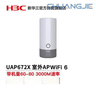 Hua San (H3C)UAP672X Gigabit WIFI6 Outdoor Wireless AP Dual Band 3000M Seamless Roaming