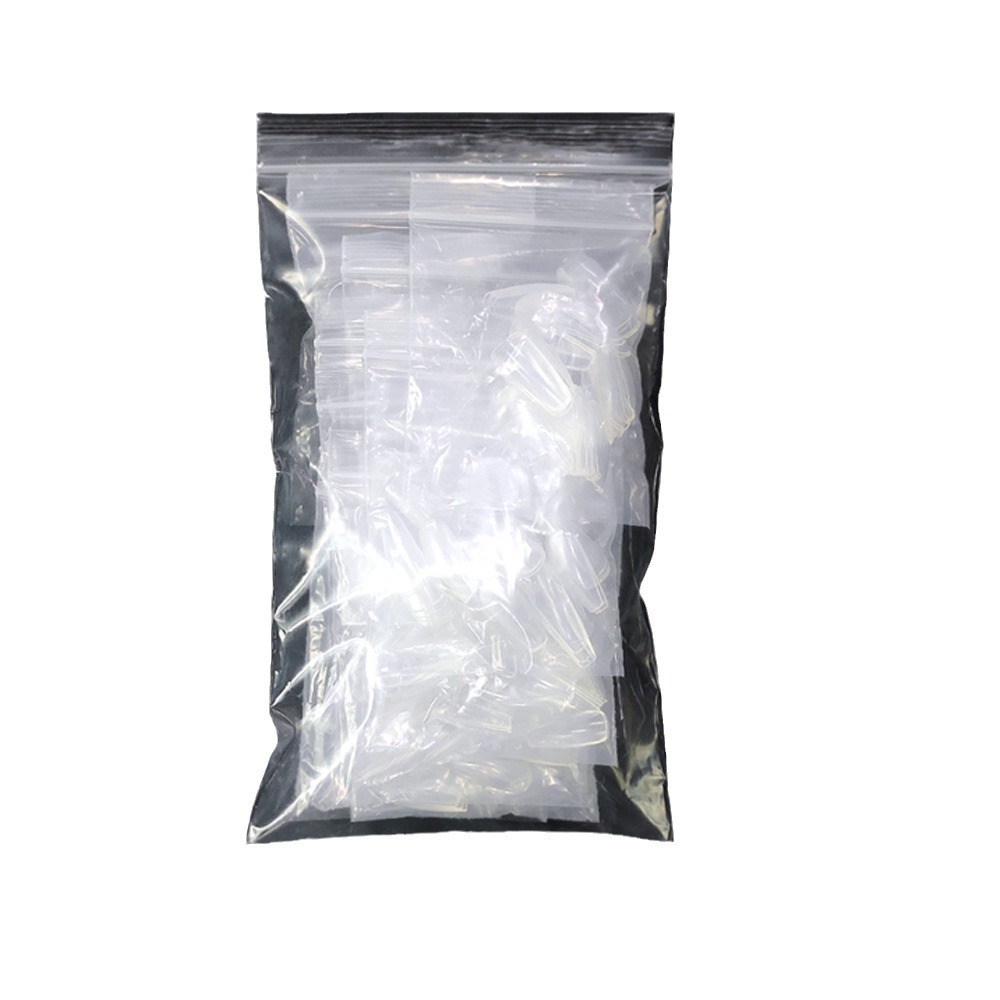 500 piezas de puntas de uñas blancas en una bolsa, varios estilos de uñas suaves sin pliegues, puntas de uñas transparentes, puntas de uñas especiales para uñas postizas. image 6