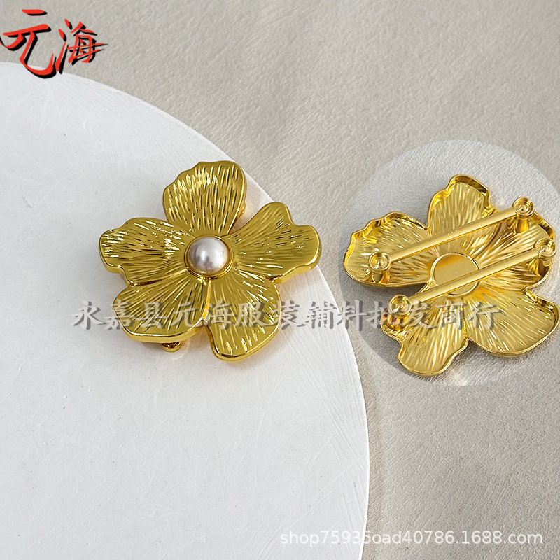 Nuevo botón de aleación de metal de pecho de moda ropa interior de baño botones de decoración de forma irregular accesorios de aleación