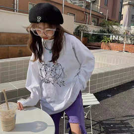 童装女童长袖t恤夏装2026新款儿童春秋款中大童女孩百搭上衣潮t