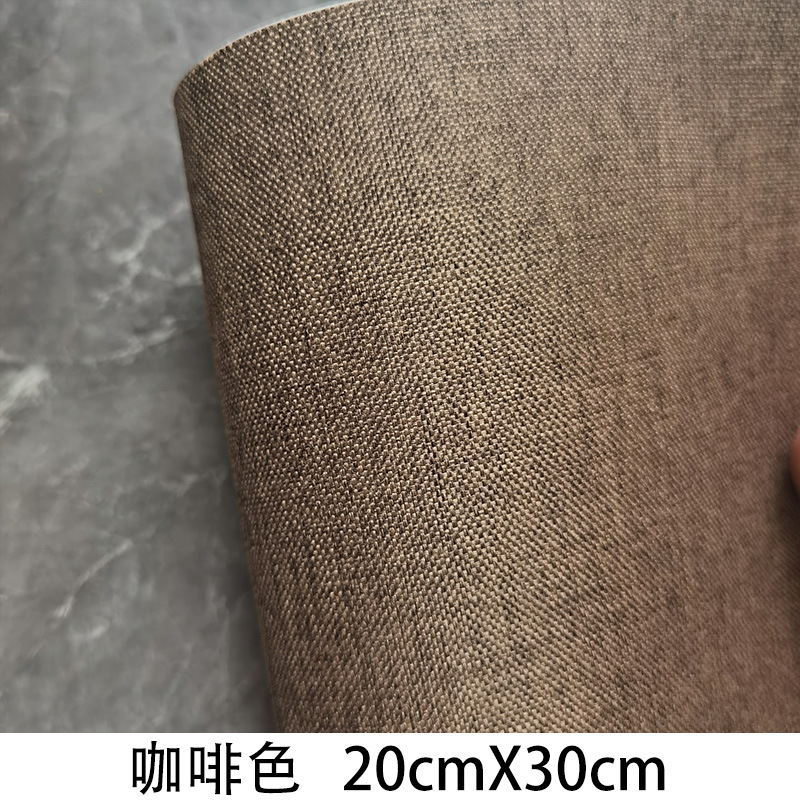 En stock al por mayor de imitación de lino pegatinas autoadhesivas tela sofá parche Reparación de algodón cortina de lino mantel rasgado parche