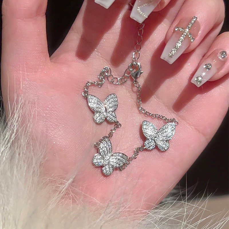 Pulsera de flores de metal transfronteriza europea y americana, nicho femenino, sentido de alta gama, pulsera simple y versátil, accesorios de joyería de lujo ligeros de moda