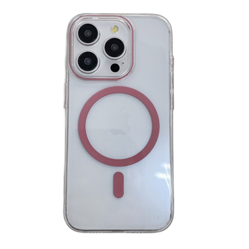 Iphone16 promax氷透携帯ケース15plusアップル13pro透明マグネット12保護カバー|undefined