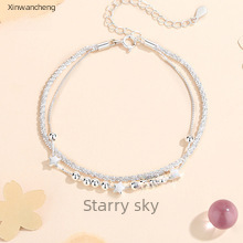 Klassischer Sterlingsilber Moissanit Diamant Partnerring Set_voghion.com