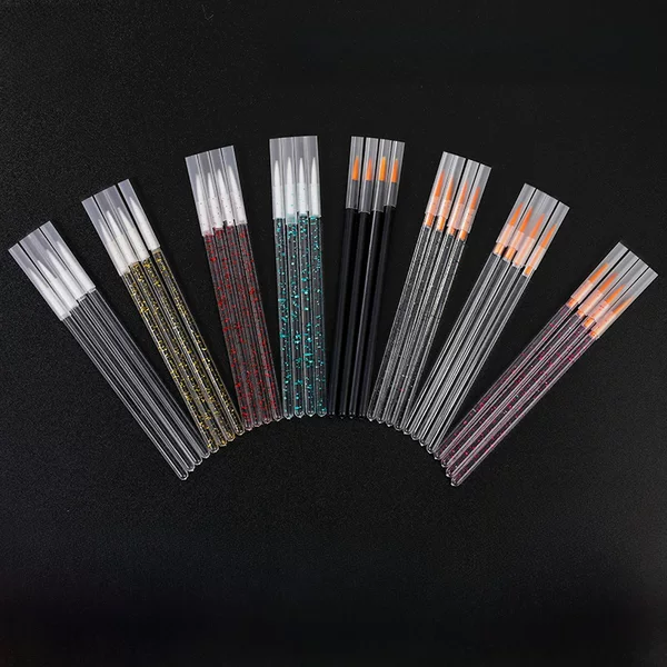 Gold hole disposable eyeliner brush Ninong wool lying silkworm shadow pen eyeliner very thin lip liner beauty makeup tool