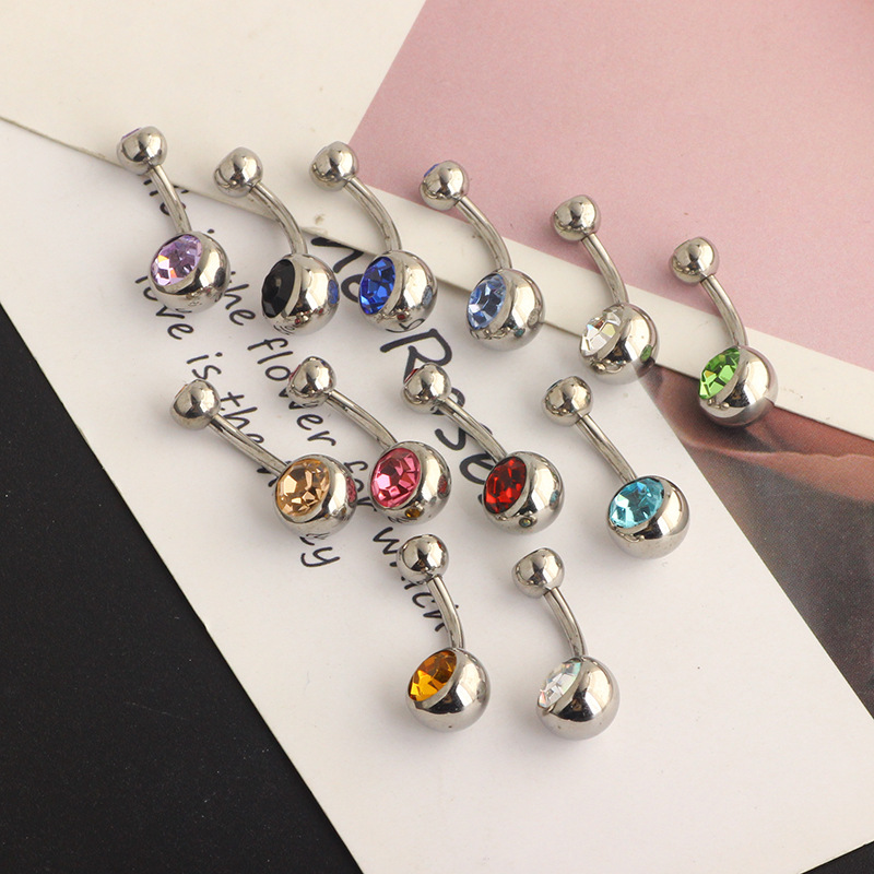 Pointed titanium steel lip stud product view