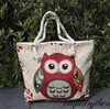 Double-sided ethnic travel bag, capacious shopping bag, one-shoulder bag, ethnic style, with embroidery